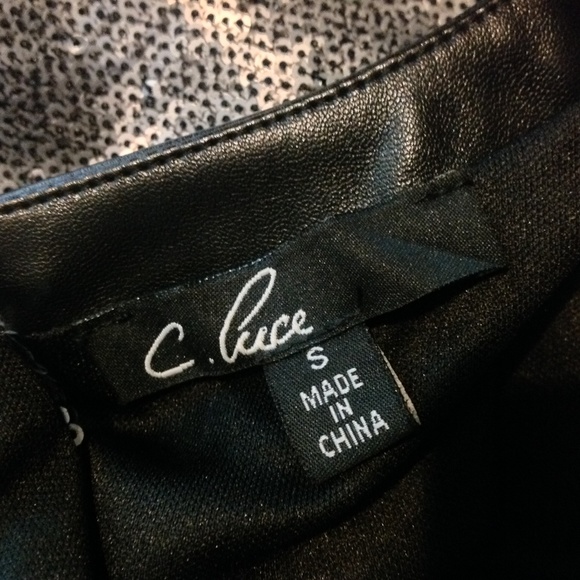 C Luce Dress Blouson Sequined Womens Small - Picture 6 of 6